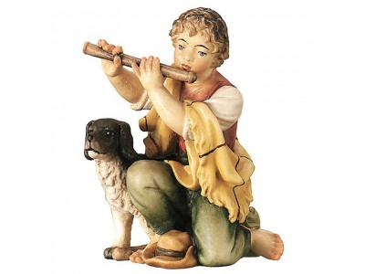 KÖ Junge mit Flöte und Hund color